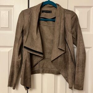 Zara - Brown Suede Women's Jacket